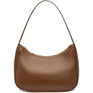 Women’s Chocolate Cute Hobo Tote Handbag Mini Clutch Purse with Zipper Closure